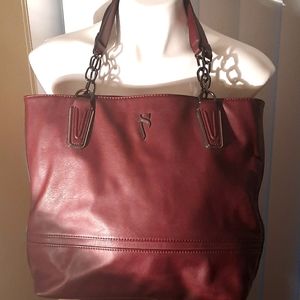 Vera wang maroon hand bag